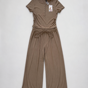 Stay Stylish & Comfortable: PRETTYGARDEN Women's Ribbed Knit 2 Piece Set with Wide Leg Pants