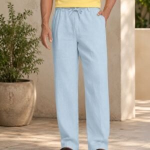 COOFANDY Men’s Cotton Drawstring Pants- Comfortable, Breathable & Stylish for Everyday Wear