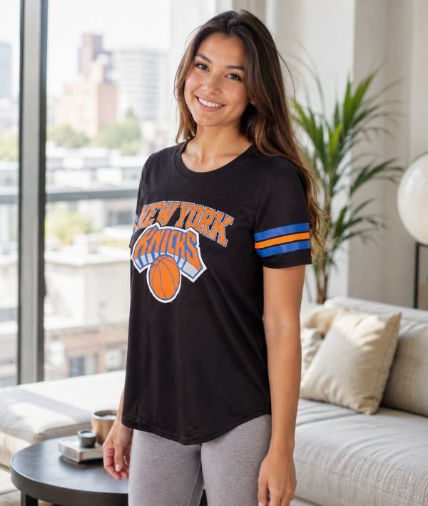 Ultra Game Women's NBA Official Super Soft Mesh Jersey T-Shirt