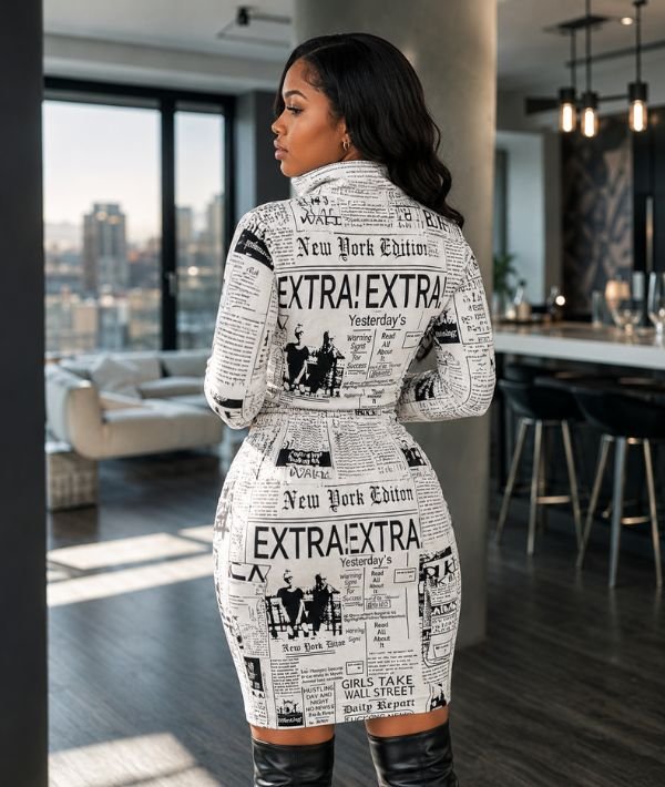 BIRW Hoodie Dress for Women 2026 Slim Casual Long Sleeve High Waist Drawstring Pullover Bodycon Sweatshirt Dress